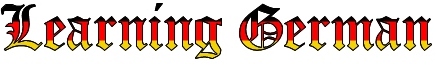 Page Title - Learning German Page Title - Learning German